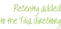Recently added to the Tilia directory